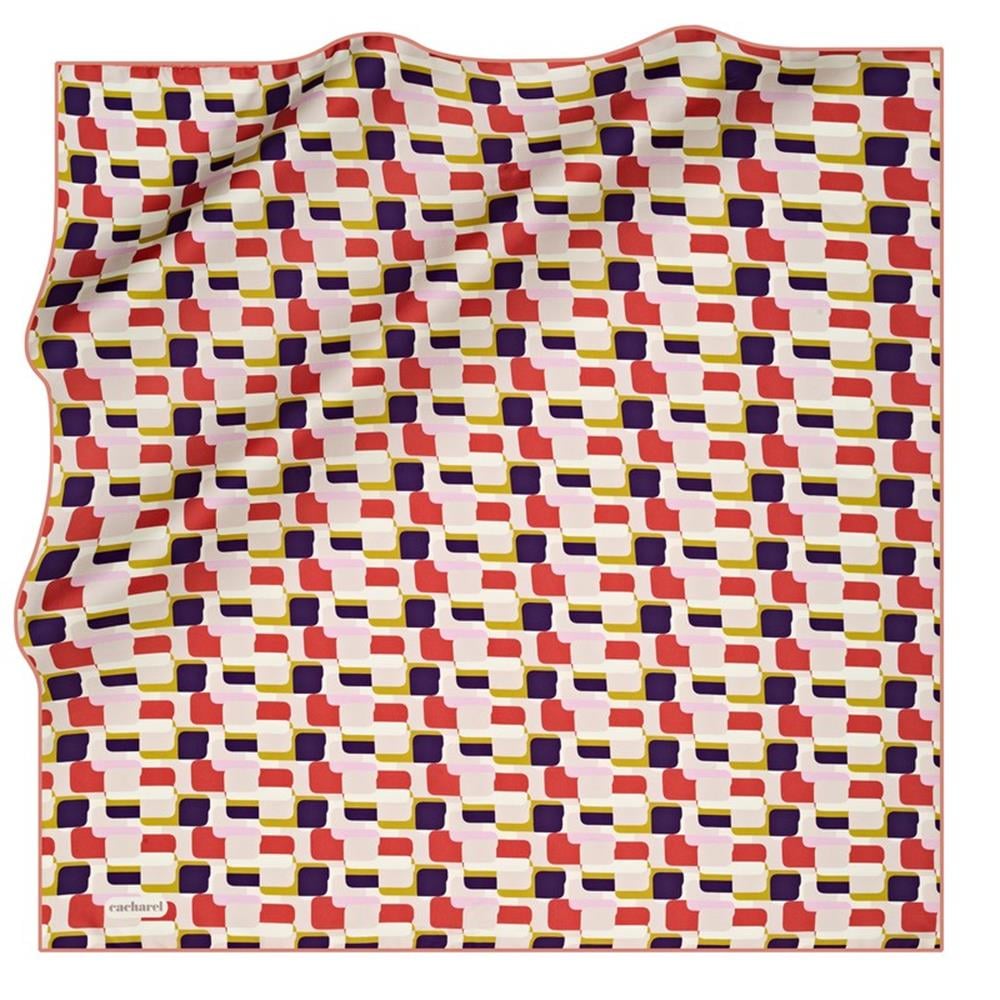 Cacharel Twill İpek Eşarp - 2023 İlkbahar-Yaz - 8703313-961 - Tivil