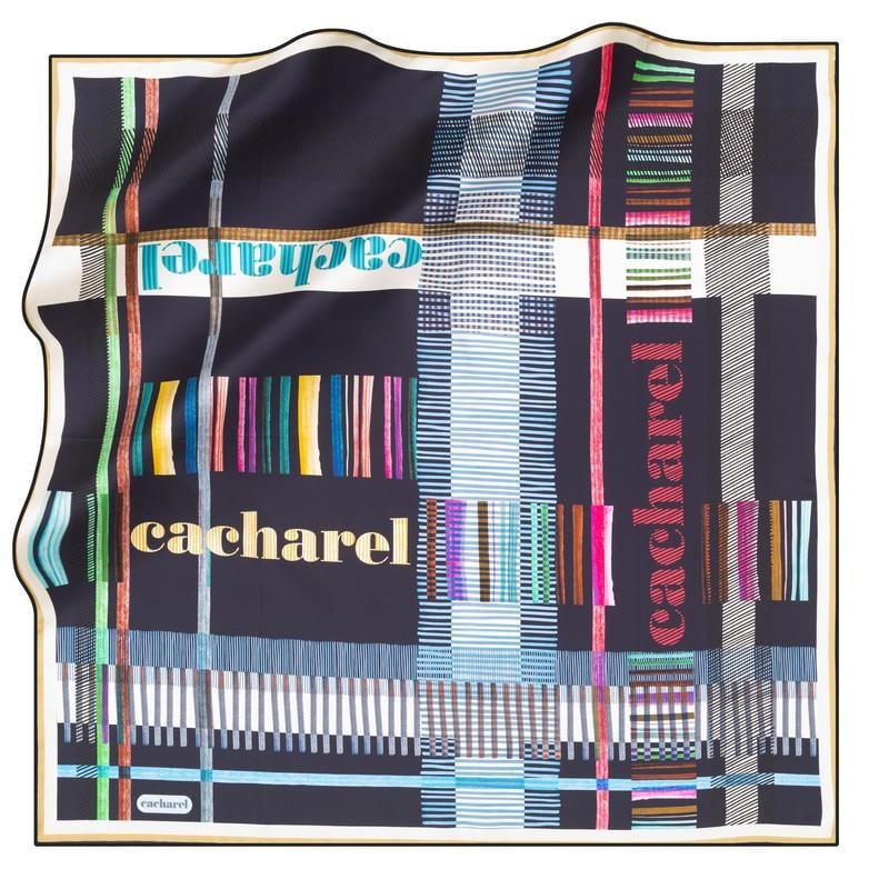 Cacharel Twill İpek Eşarp - 2024 İlkbahar-Yaz - 8848313-921 - Tivil