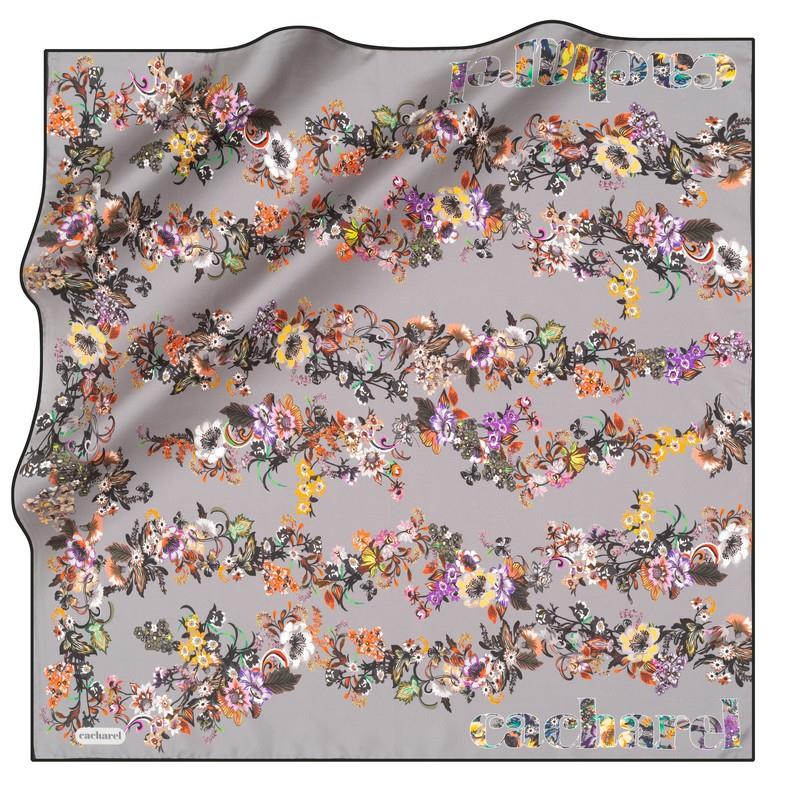 Cacharel Twill İpek Eşarp - 2024 İlkbahar-Yaz - 8862313-914 - Tivil