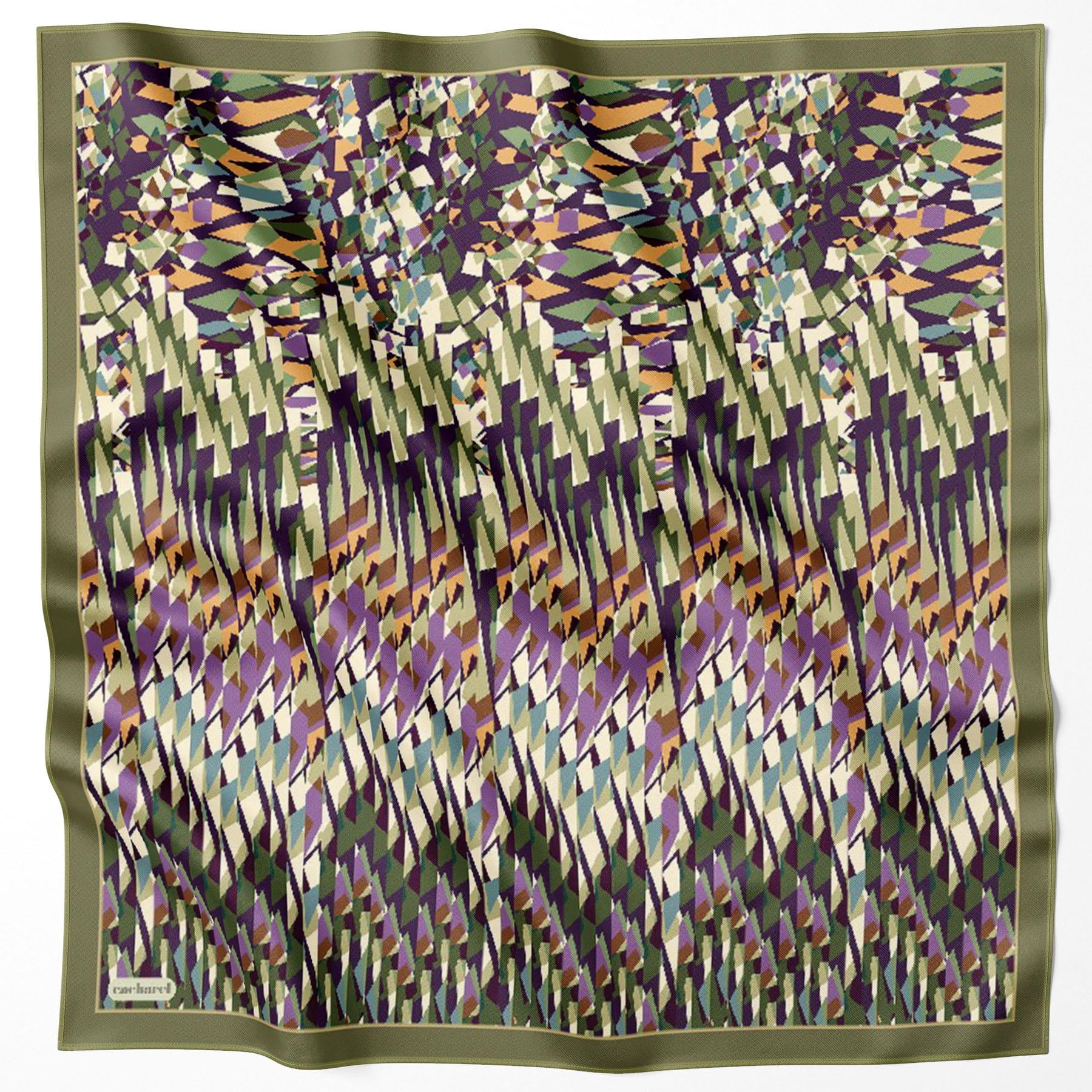 Cacharel Twill İpek Eşarp - 2025/2026 Sonbahar-Kış - 9024313-951 - Tivil