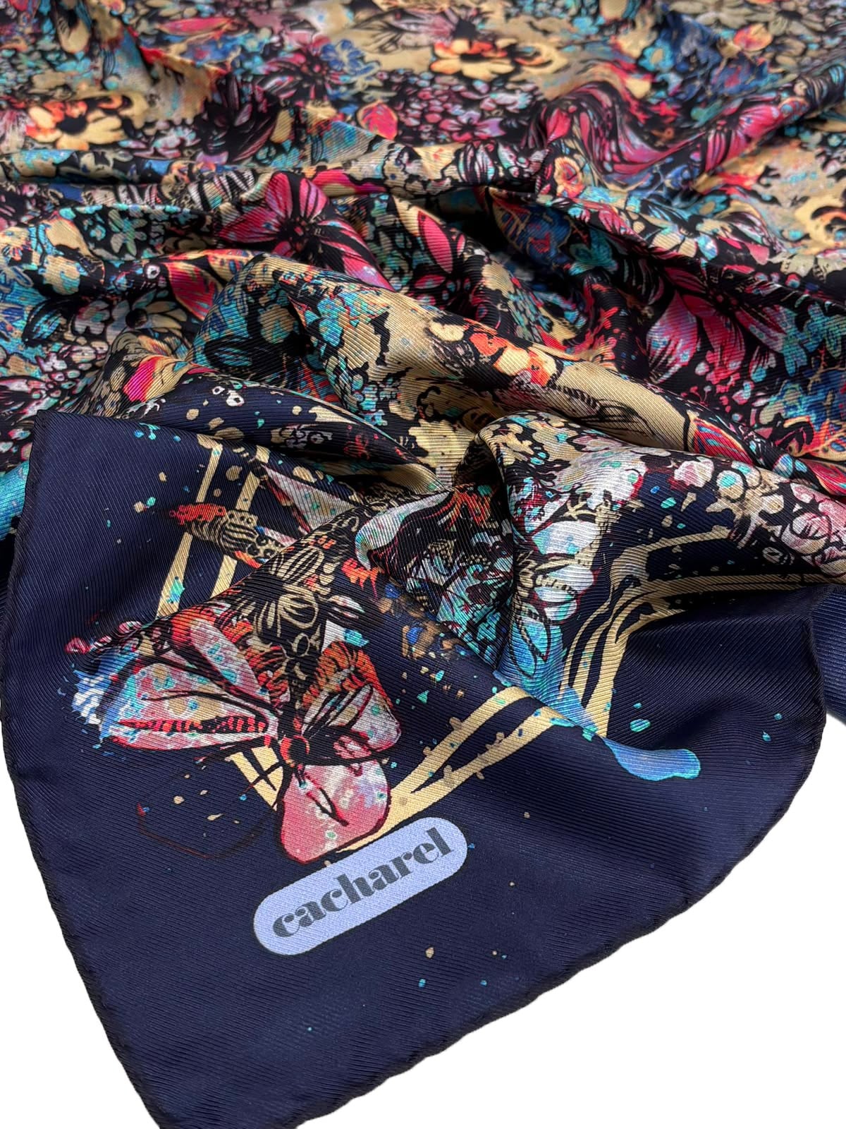 Cacharel Twill İpek Eşarp - 2026/2027 Sonbahar-Kış - 9229313-921 - Tivil
