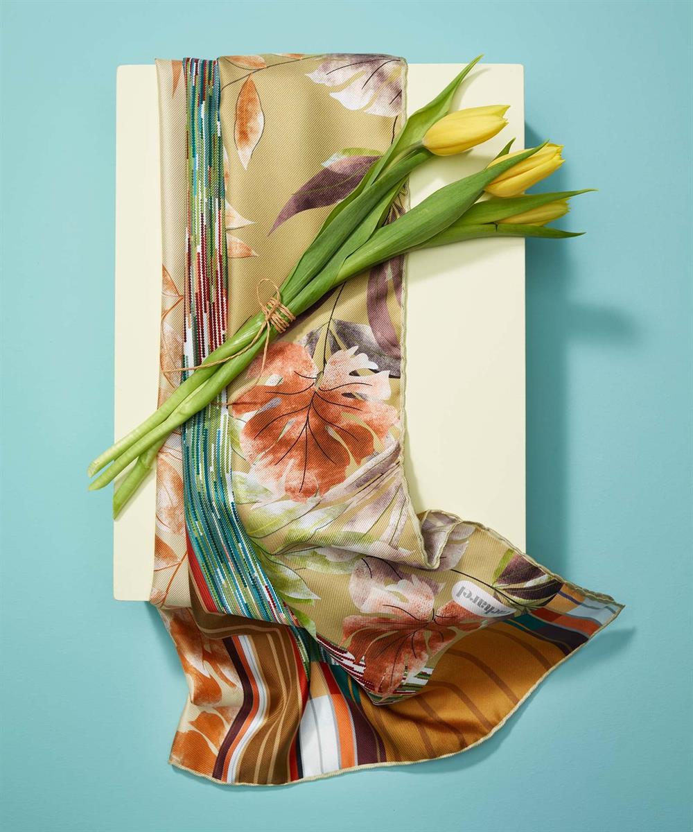 Cacharel Twill İpek Eşarp - 7769313-952 - Tivil
