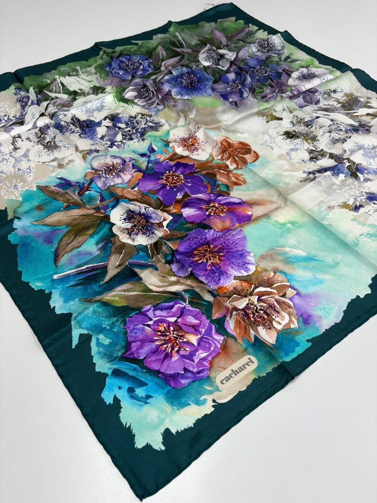 Cacharel Twill Silk Scarf - 7868313-951