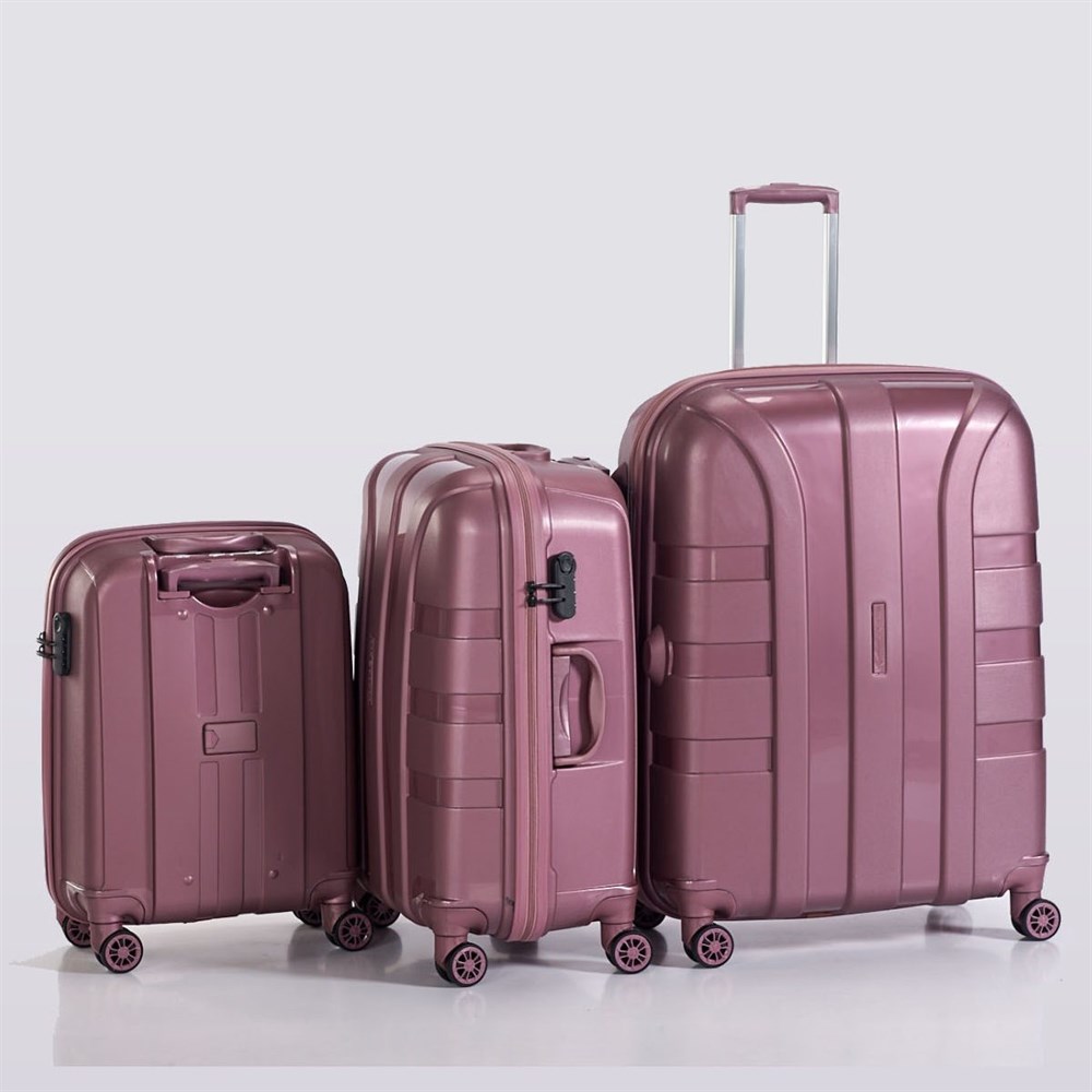 Cap Polo's 3'lü Valiz Seti - PP500618 - Copper