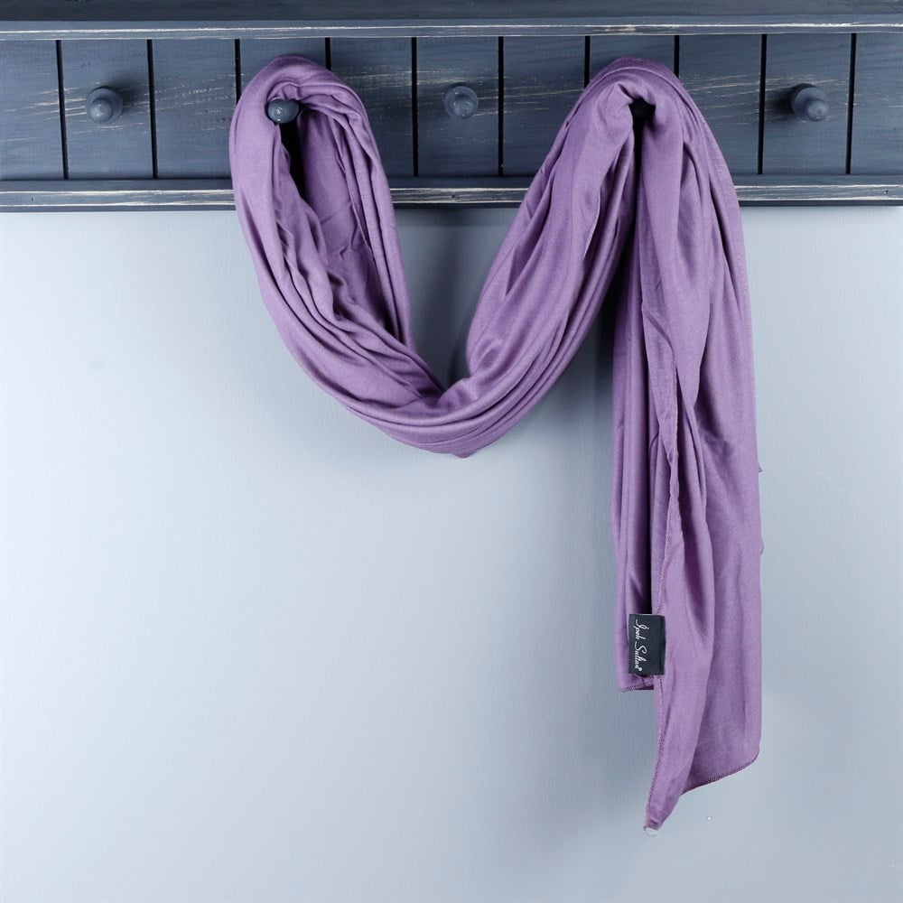 İpek Sultan Penye Şal - 09 - Mor