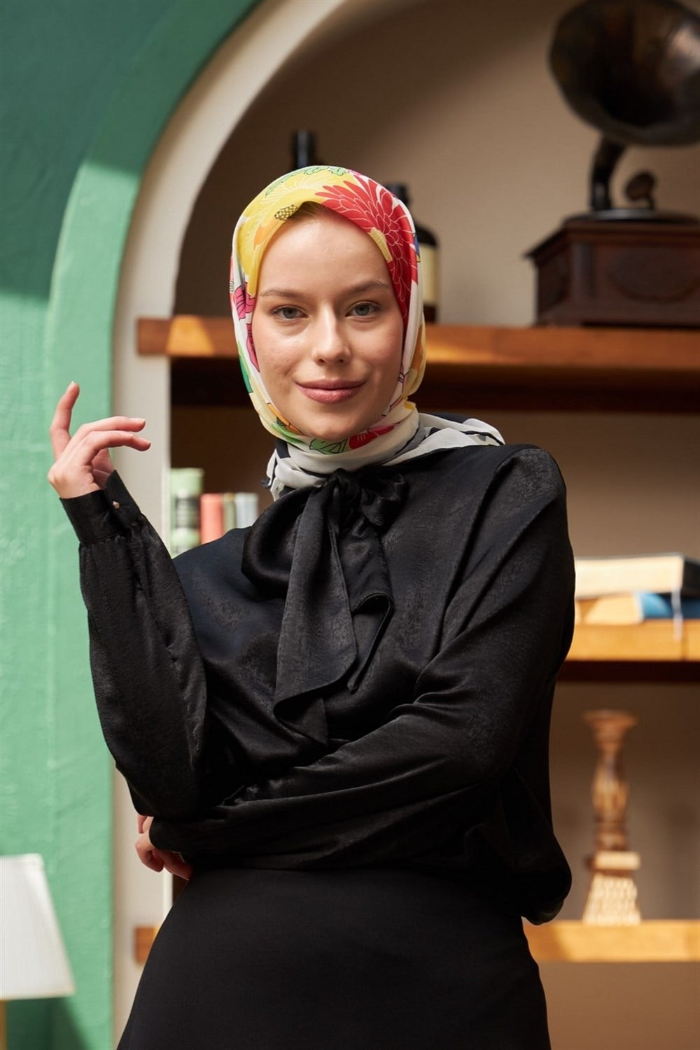 İpekhan Pamuk Eşarp - Hazal Desen - IHE1093-08
