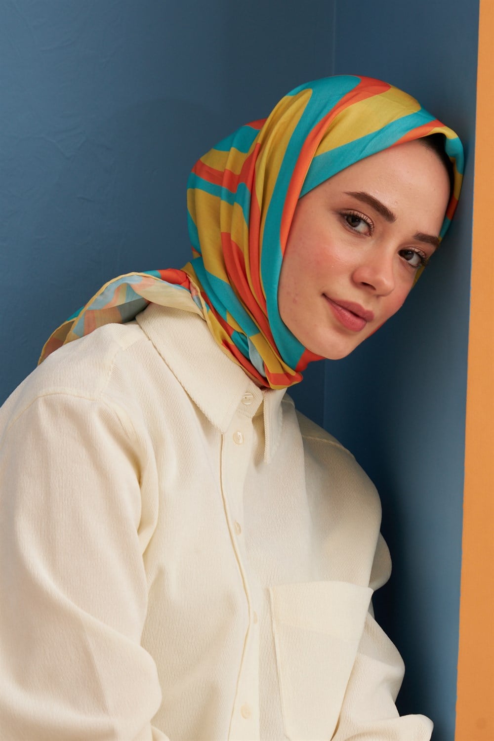 İpekhan Pamuk Eşarp - Twist Desen - IHE1100-20