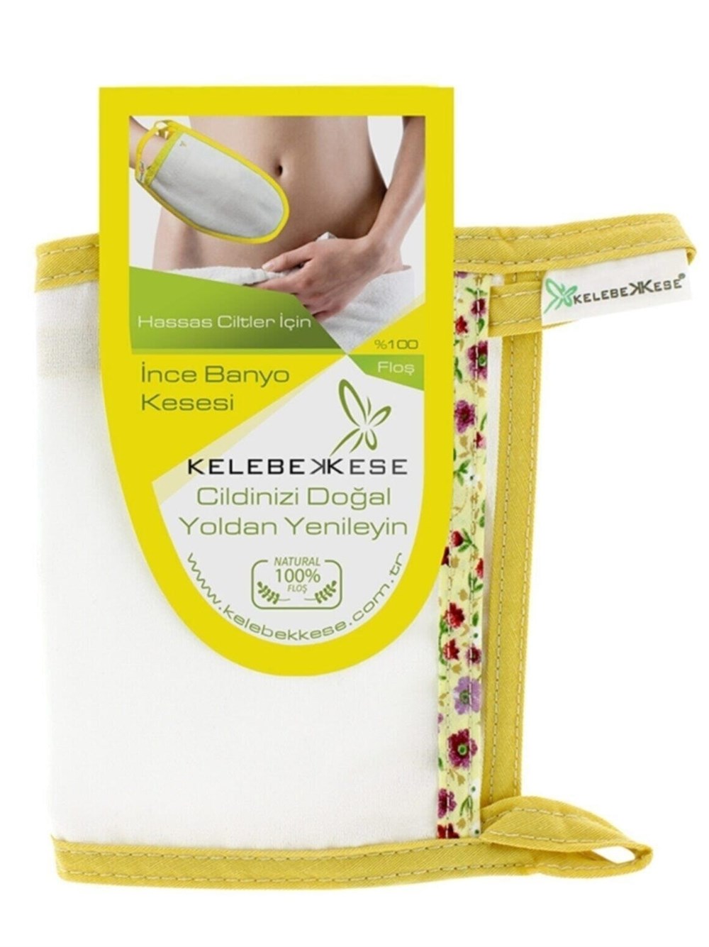 Kelebek Kese İnce Banyo Kesesi - Hassas Ciltler İçin