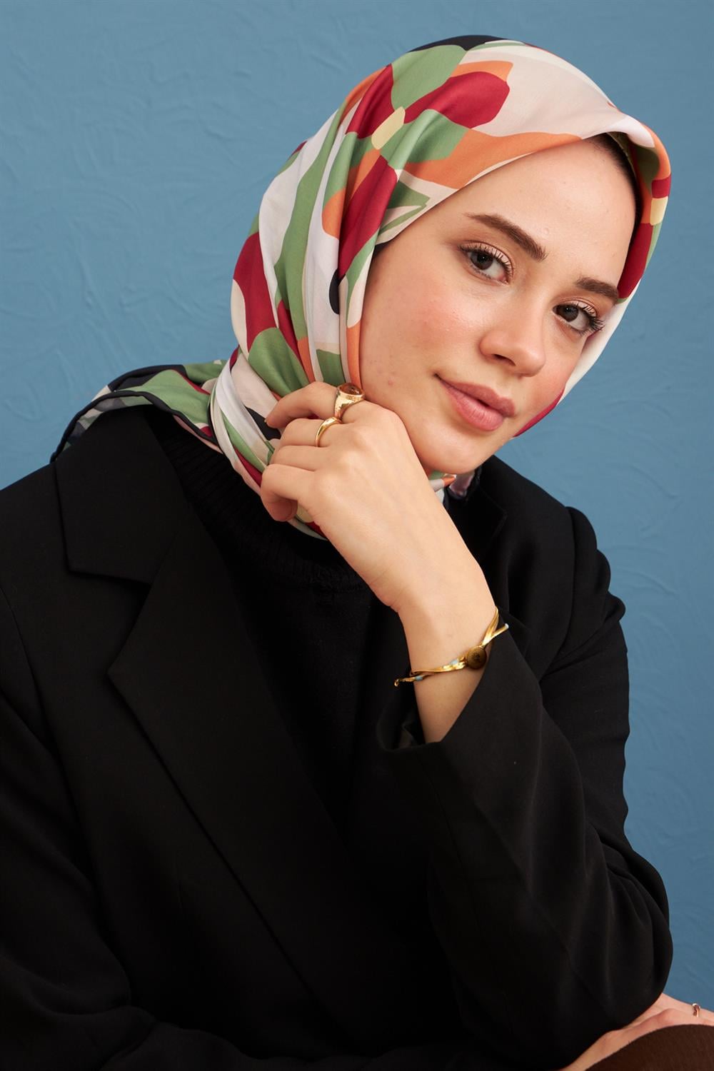 Pamuk Eşarp - İpekhan Daphne Modeli  - SEIHE1108-03