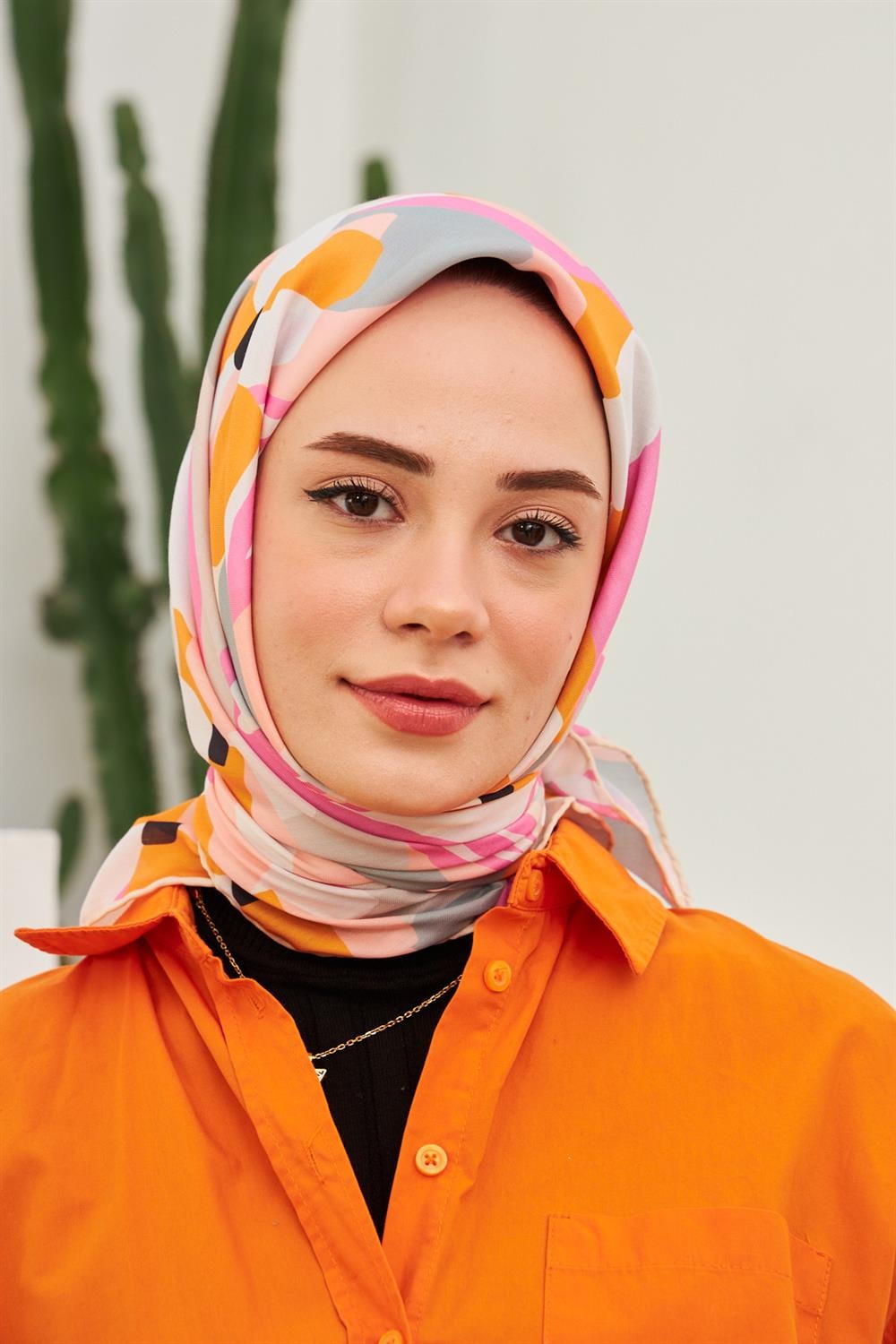 Pamuk Eşarp - İpekhan Daphne Modeli  - SEIHE1108-19