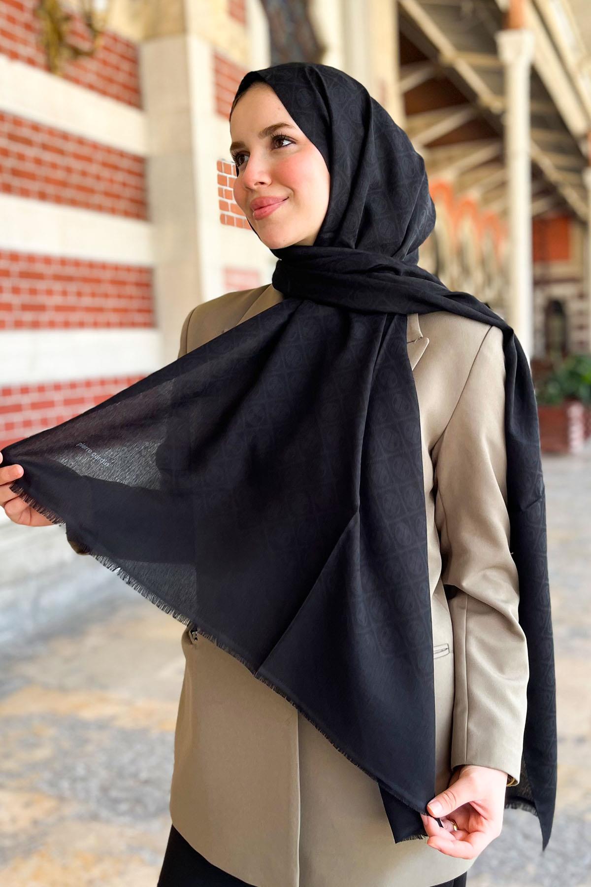 Pierre Cardin Elegans Monogram Şal - 1090700-911 - Renk