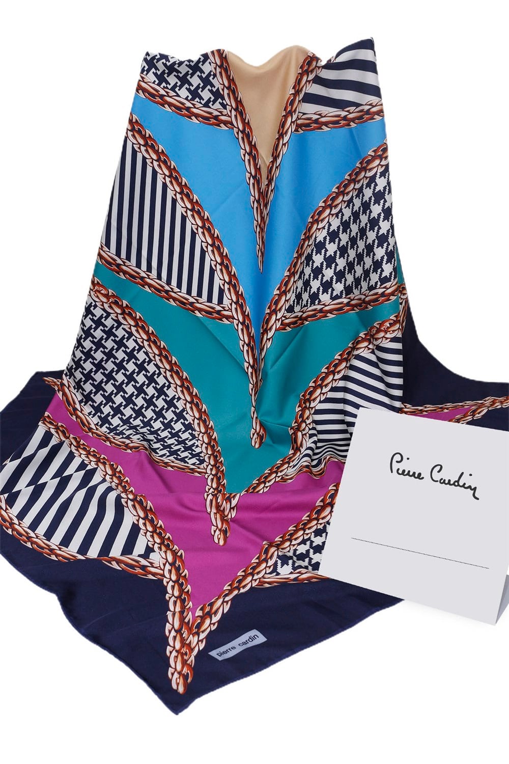 Pierre Cardin Eşarp - Polyester Kumaş - Tivil - 7916799-922 Lacivert