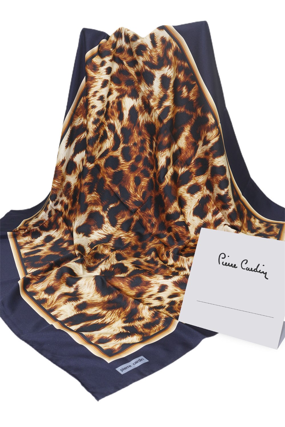 Pierre Cardin Eşarp - Polyester Kumaş - Tivil - 6592799-921 Lacivert