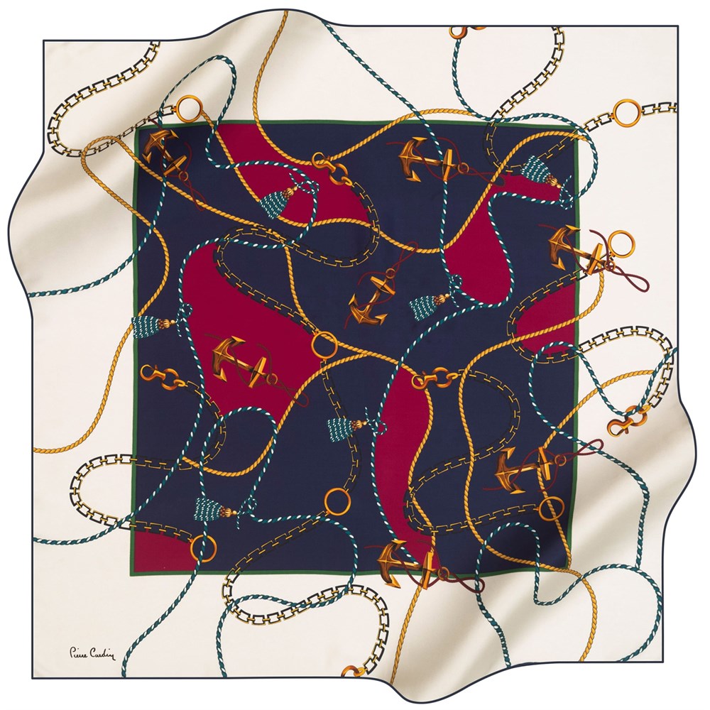Pierre Cardin Silk Scarf - 2021 Spring-Summer - 8251230-322 - Satin
