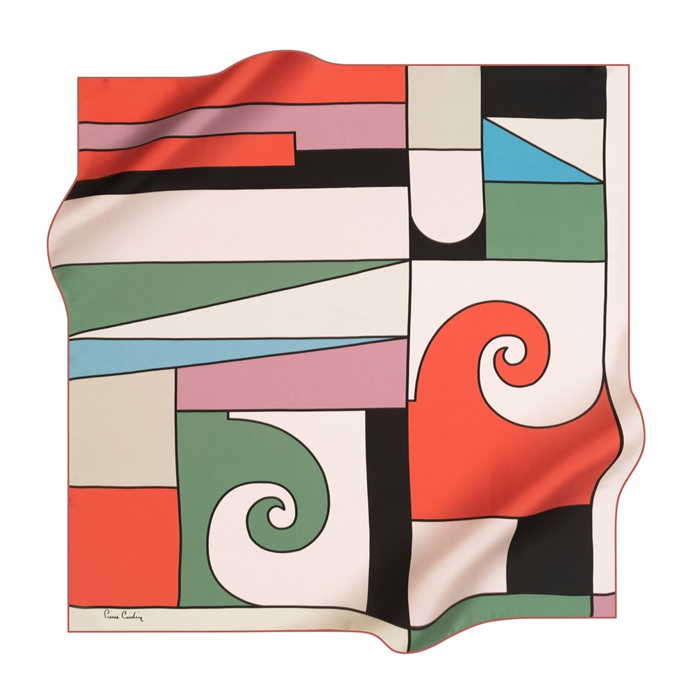 Pierre Cardin Silk Scarf - 2021 Spring-Summer - 8246230-391 - Satin