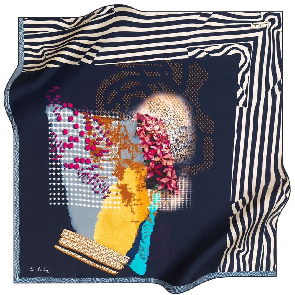 Pierre Cardin Silk Scarf - 2021 Spring-Summer - 8275438-922 - Twill