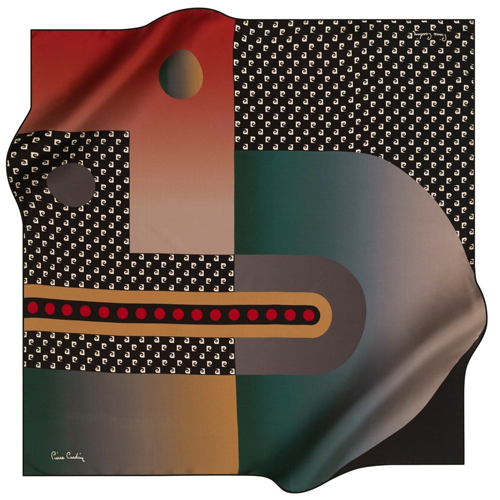 Pierre Cardin Silk Scarf - 2021 Spring-Summer - 8213438-912 - Twill