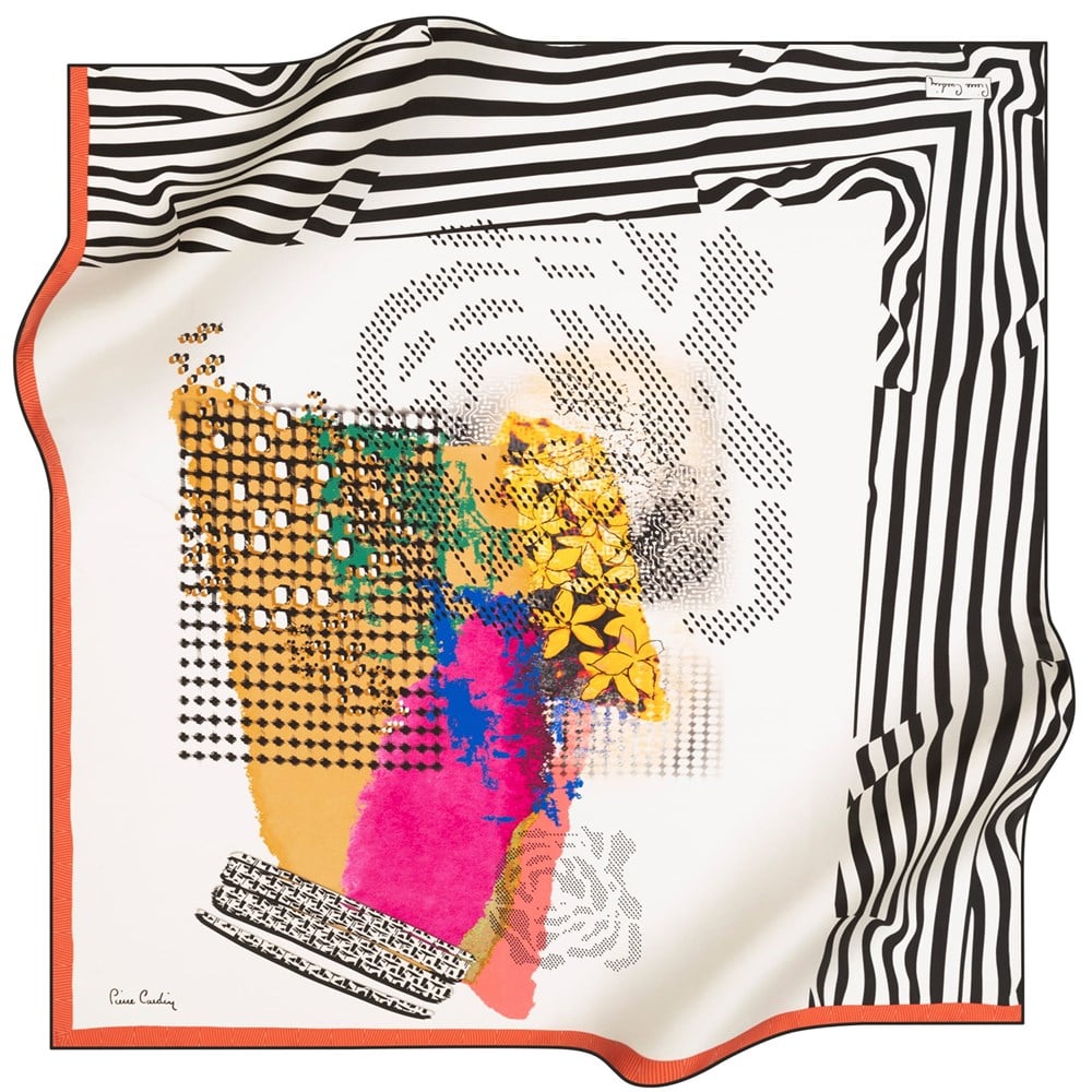Pierre Cardin Silk Scarf - 2021 Spring-Summer - 8275438-913 - Twill