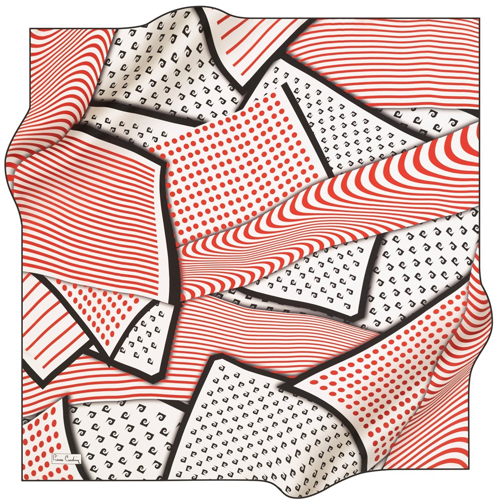 Pierre Cardin Silk Scarf - 2021 Spring-Summer - 8300230-312 - Satin