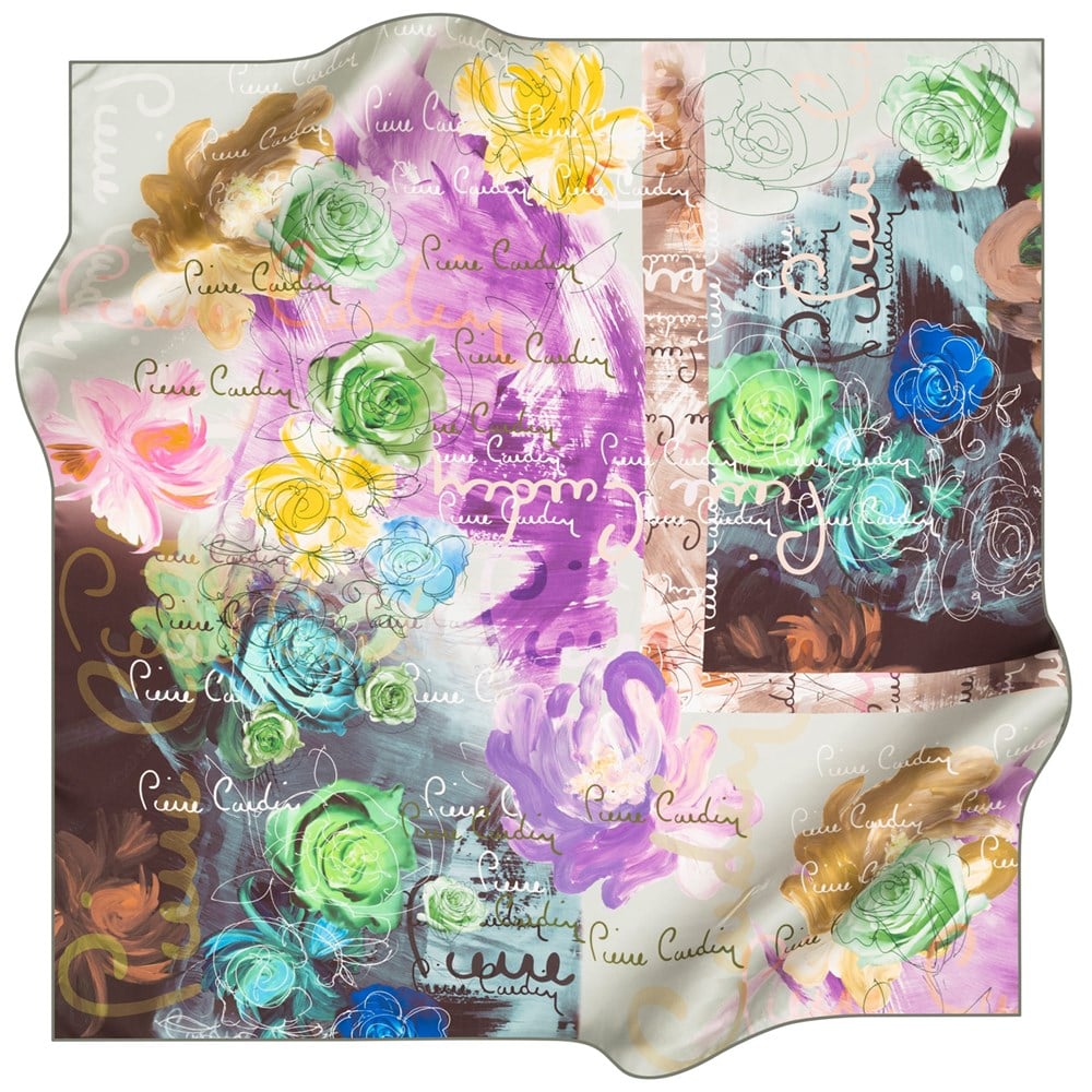 Pierre Cardin Silk Scarf - 2021 Spring-Summer - 8284438-951 - Twill