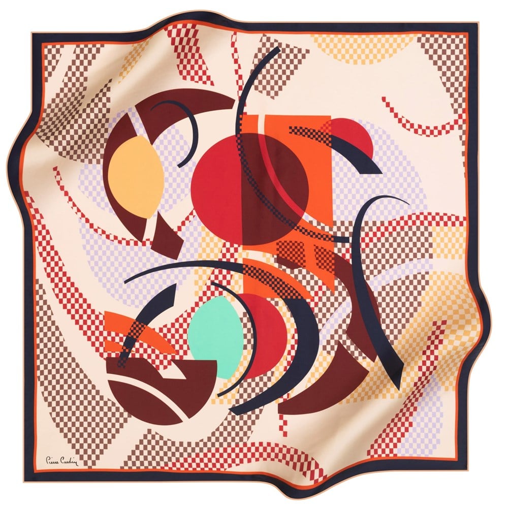 Pierre Cardin Silk Scarf - 2021 Spring-Summer - 8265438-961 - Twill