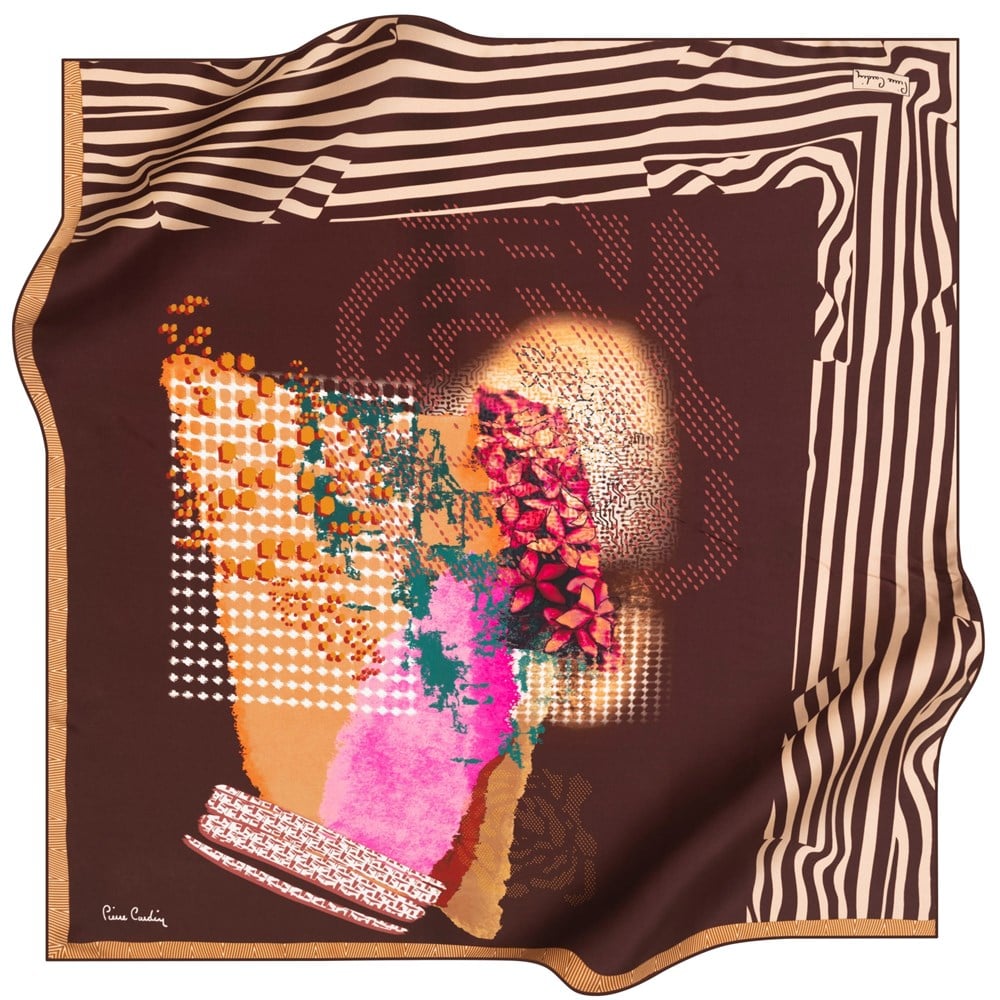 Pierre Cardin Silk Scarf - 2021 Spring-Summer - 8275230-341 - Satin