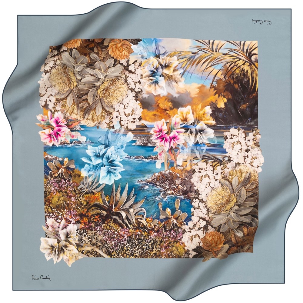 Pierre Cardin Silk Scarf - 2021 Spring-Summer - 8279438-923 - Twill