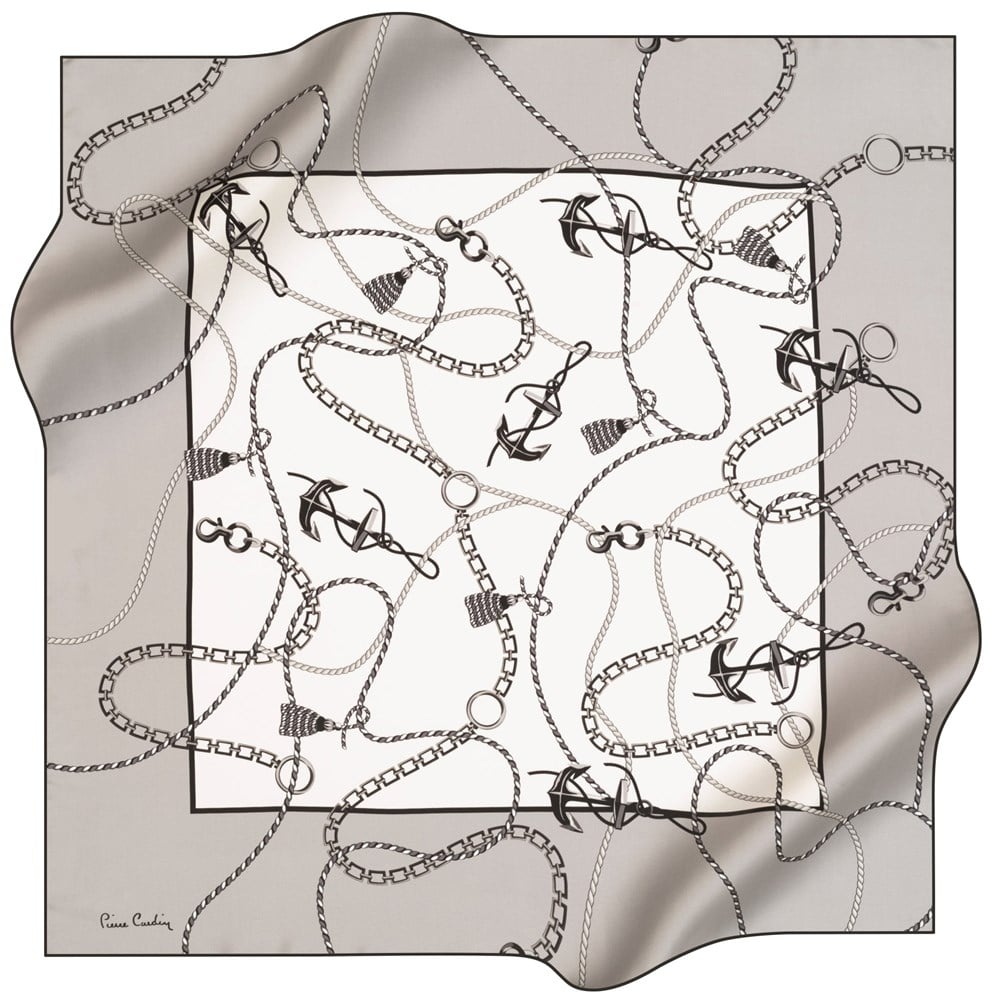 Pierre Cardin Silk Scarf - 2021 Spring-Summer - 8251230-316 - Satin