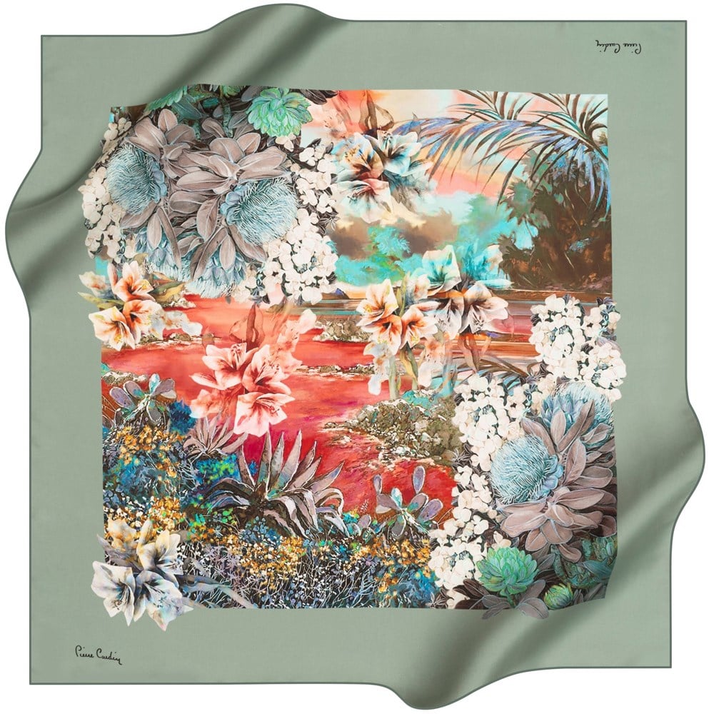 Pierre Cardin Silk Scarf - 2021 Spring-Summer - 8279438-951 - Twill