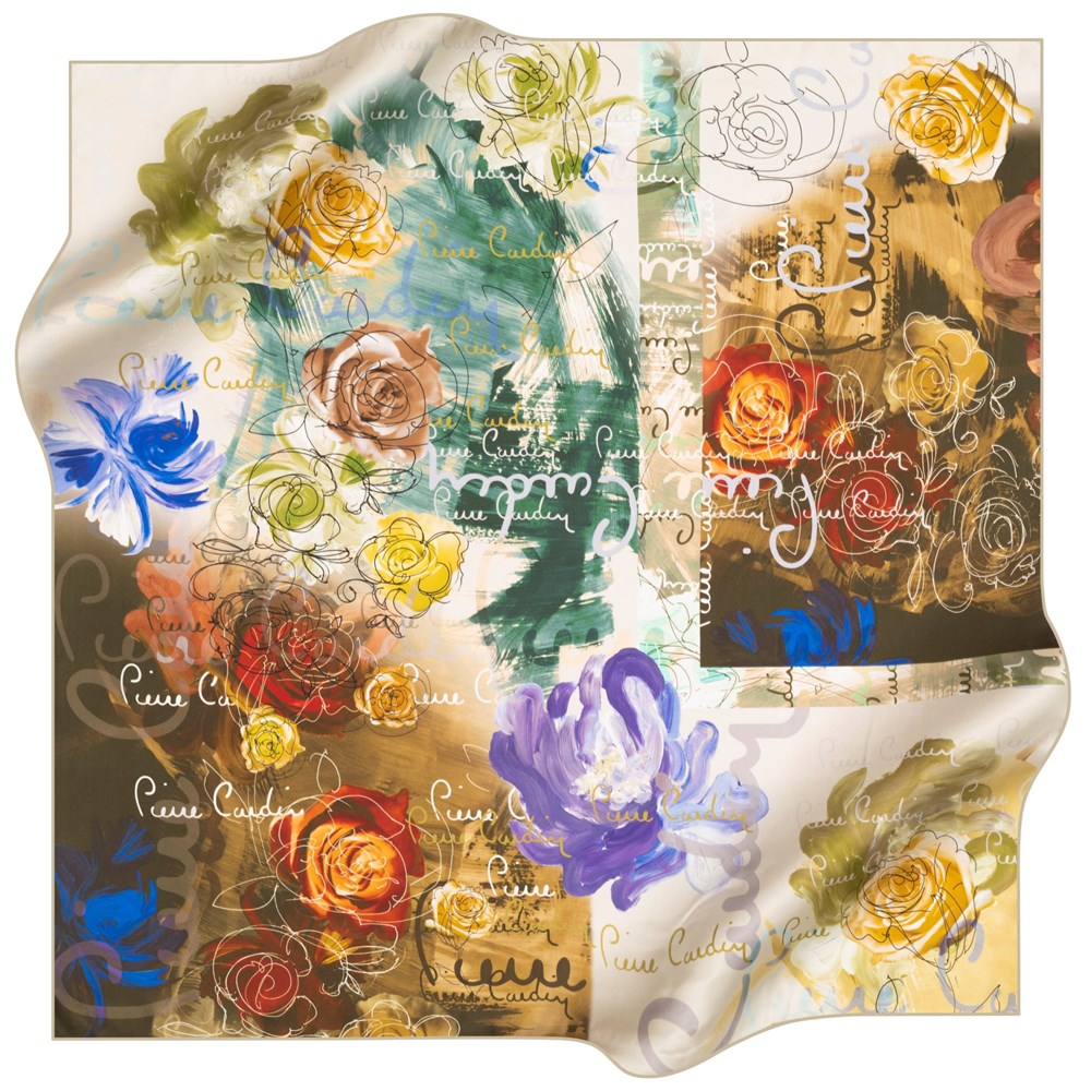 Pierre Cardin Silk Scarf - 2021 Spring-Summer - 8284438-952 - Twill