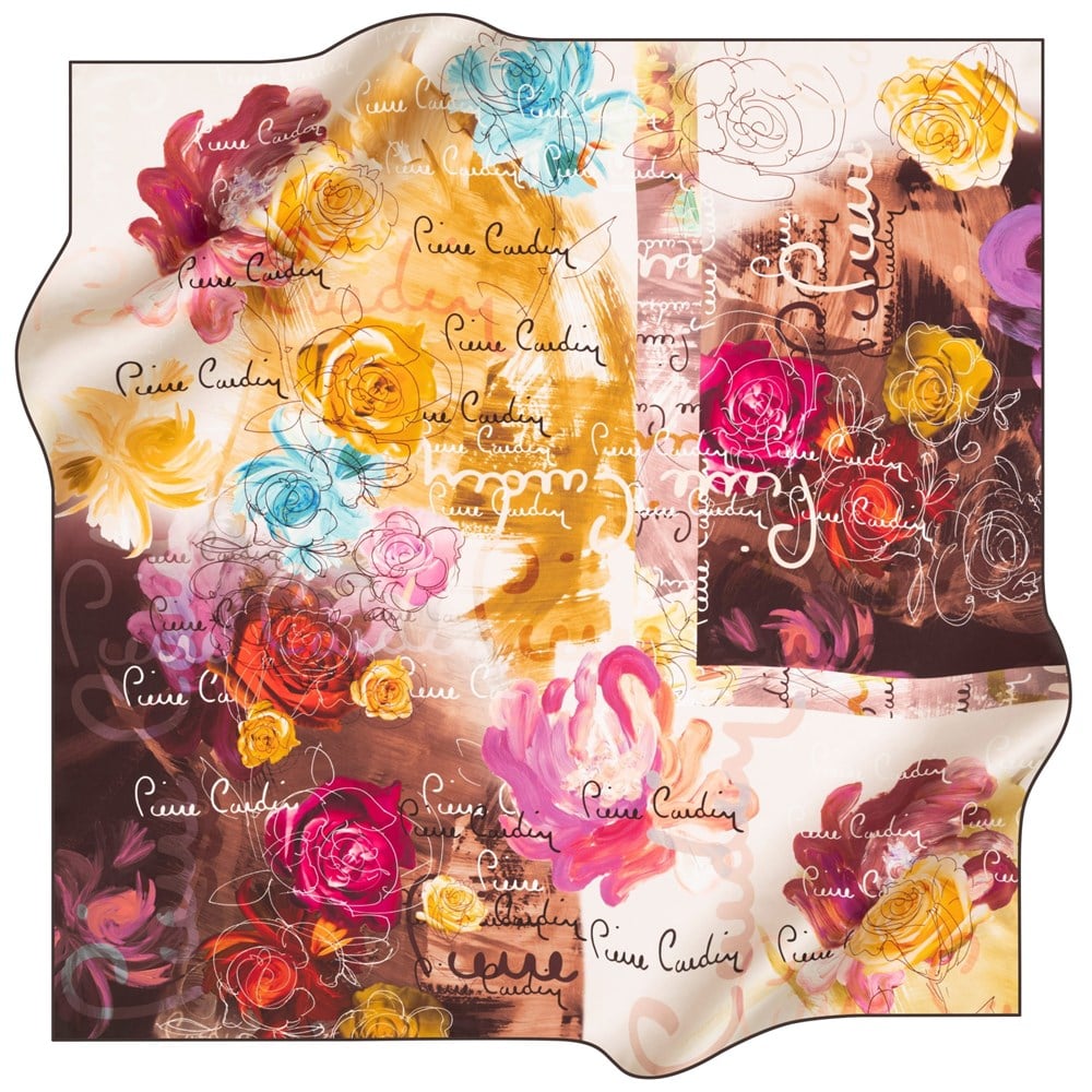 Pierre Cardin Silk Scarf - 2021 Spring-Summer - 8284438-942 - Twill