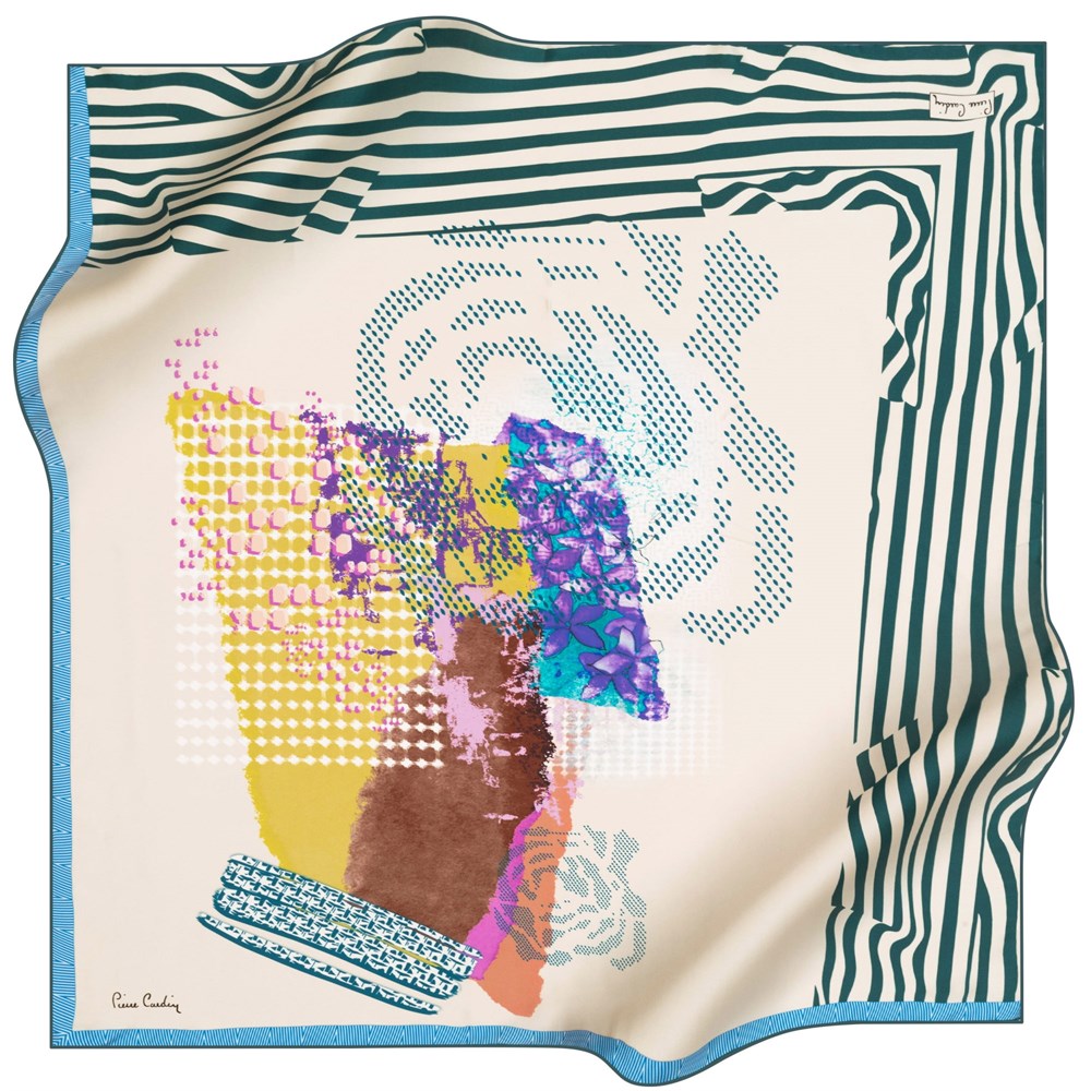 Pierre Cardin Silk Scarf - 2021 Spring-Summer - 8275438-953 - Twill