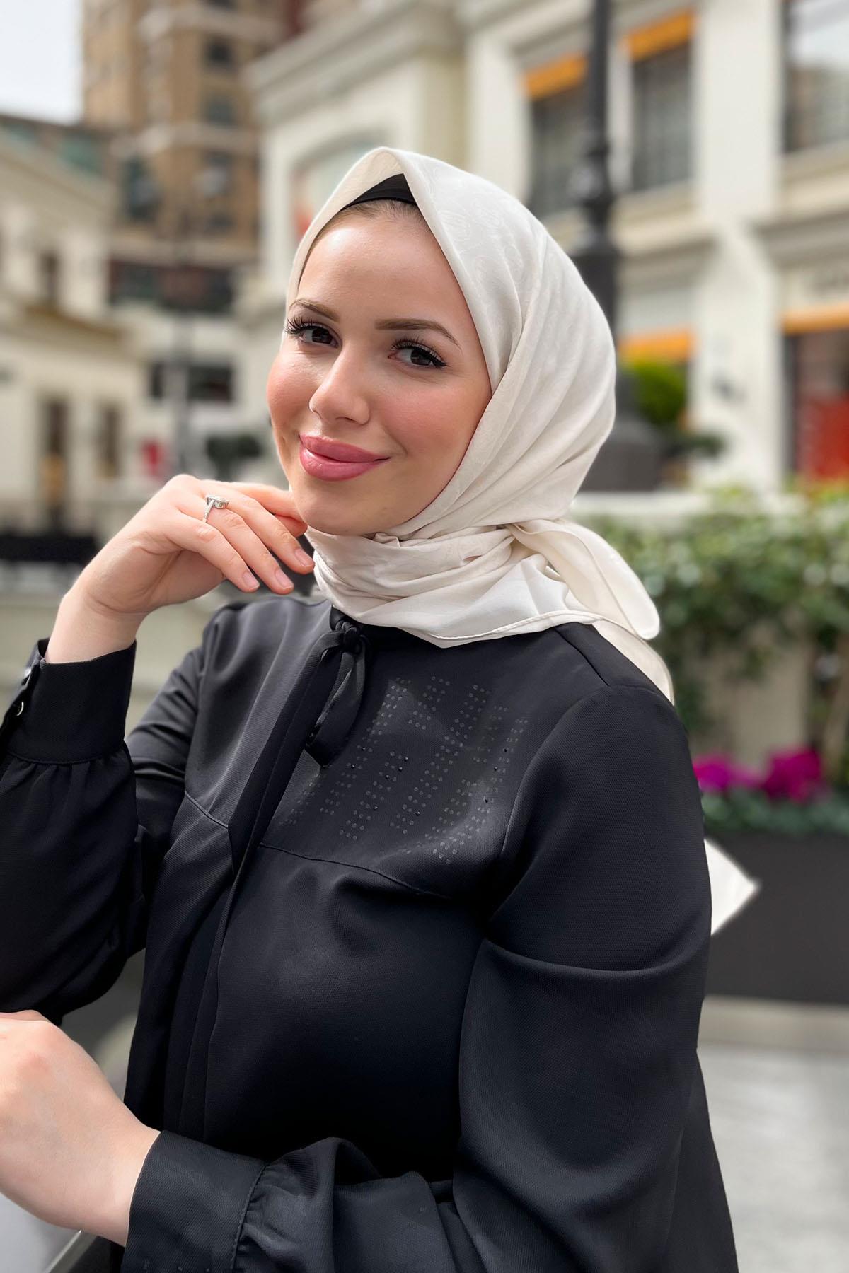 Pierre Cardin Koton Eşarp - 1030400-912 - Krem