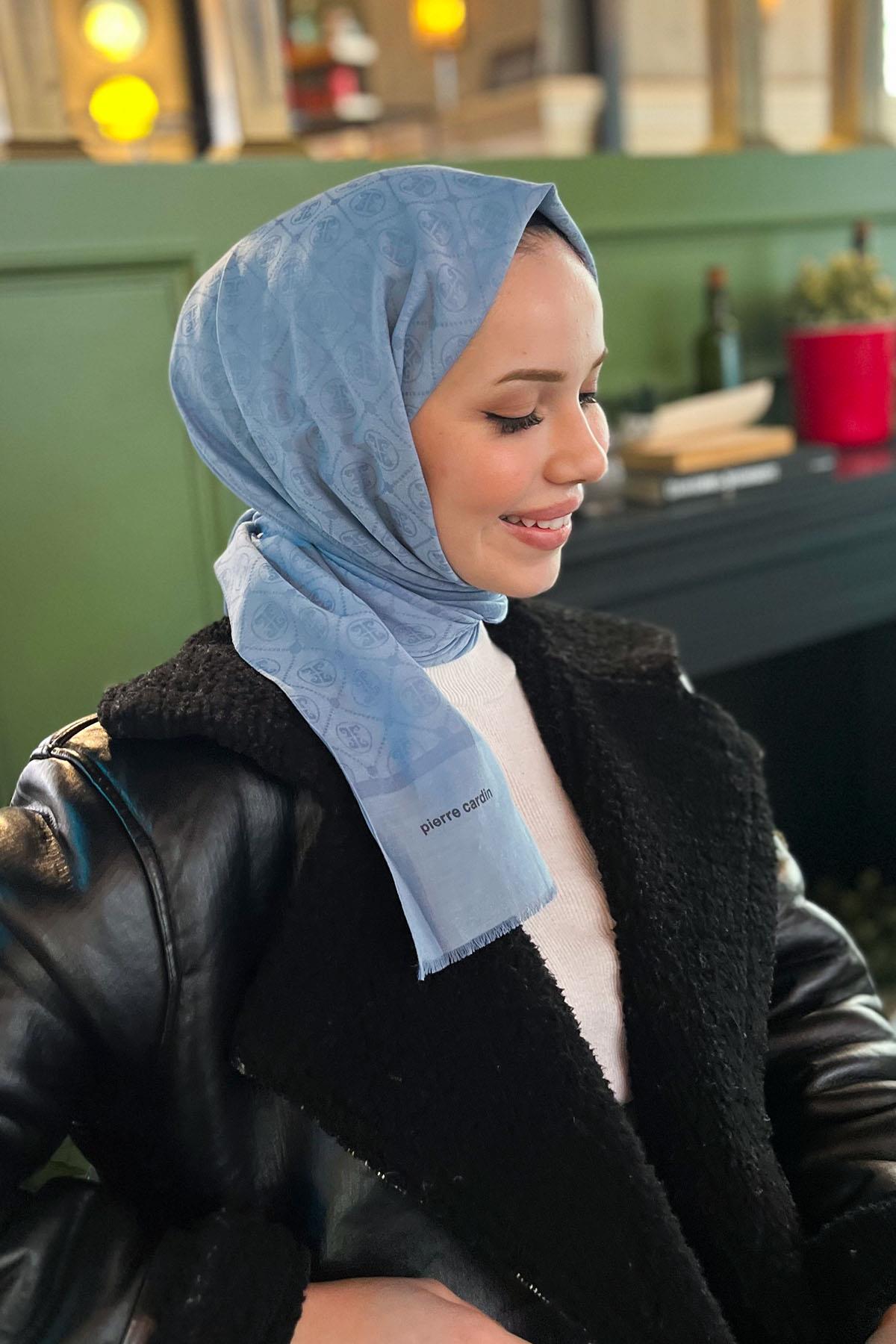 Pierre Cardin Şal - 1030300-922 - Mavi