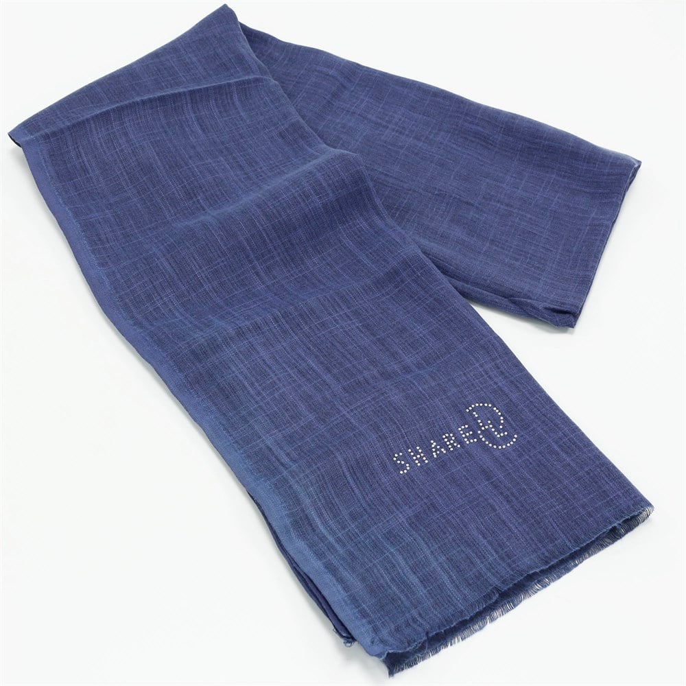 Share Keten Şal - 01 Lacivert