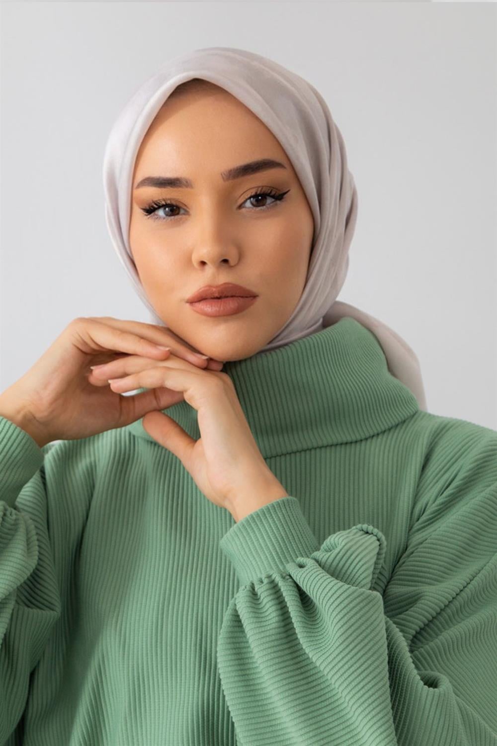 Silk Home Shiny Eşarp - 75002-14 - Açık Gri