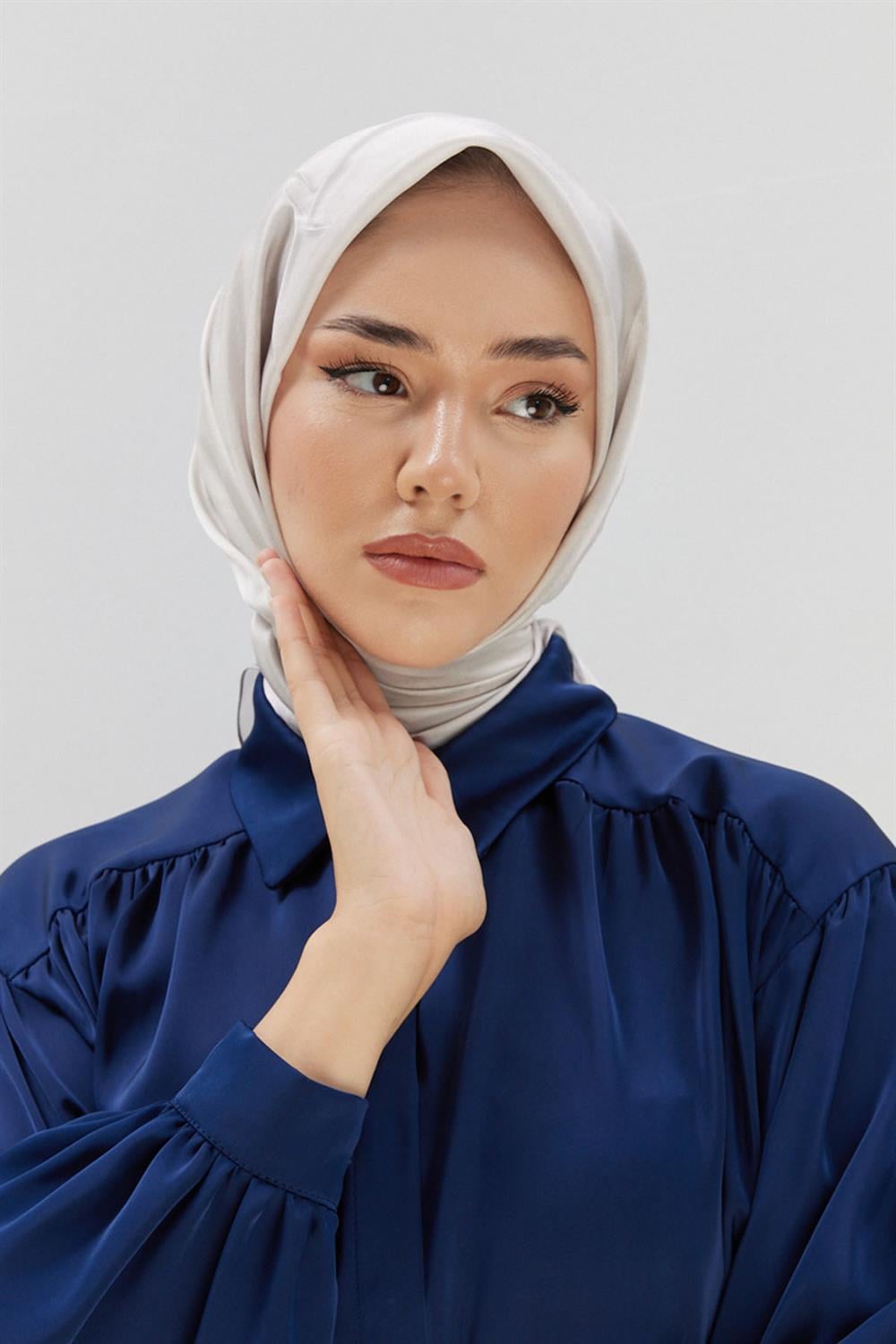 Silk Home Shiny Eşarp - SE75002-38 - Açık Gri