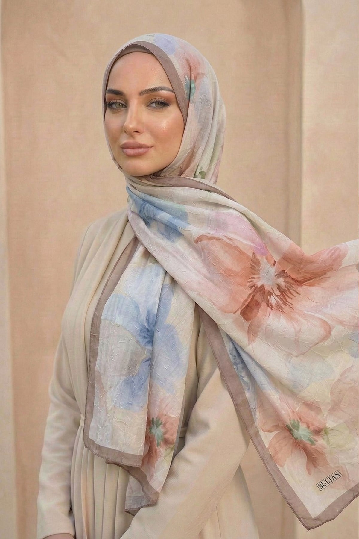 Sultan Desenli Bambu Kraş Şal - Aylin Modeli - DK03-08