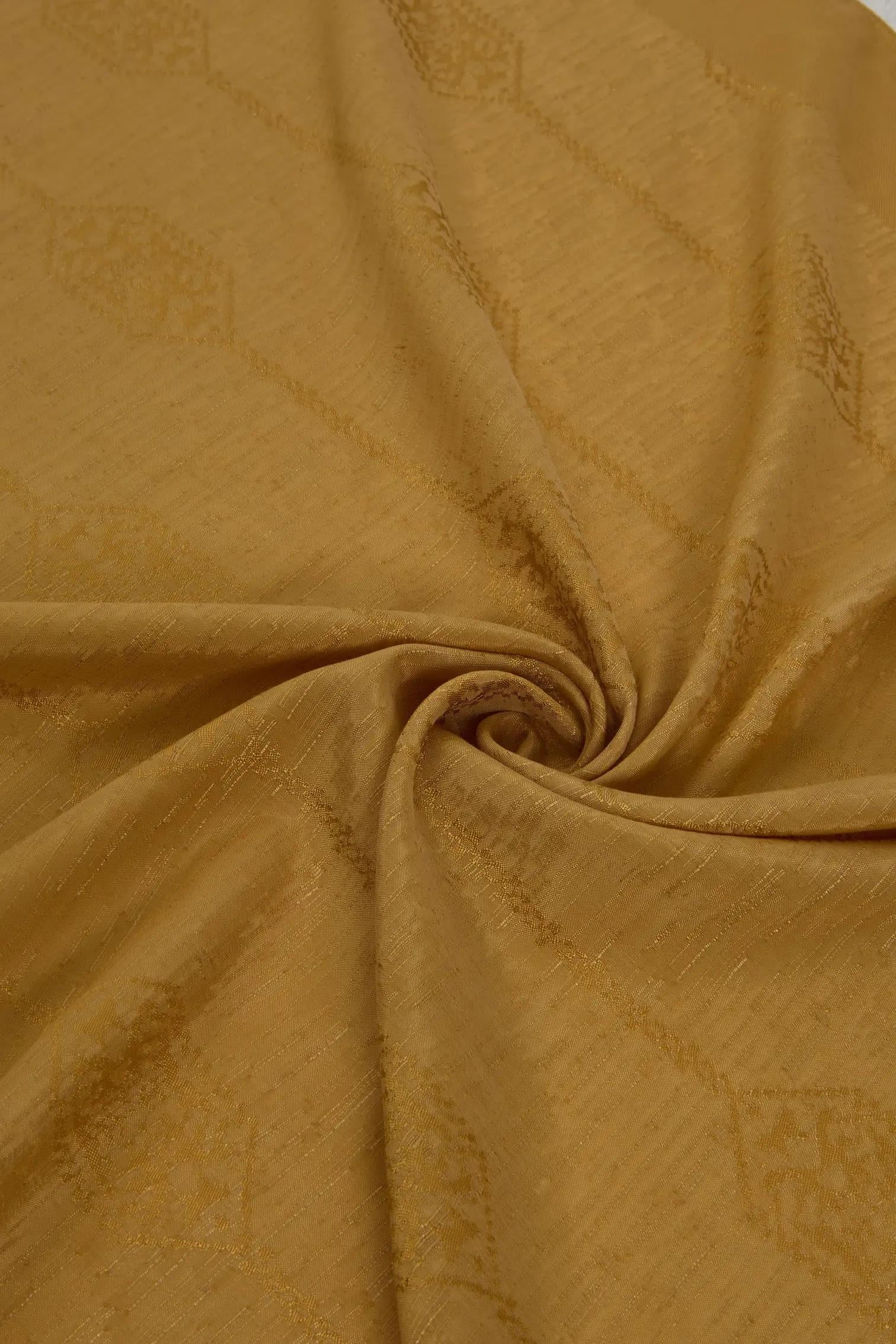 Valentino Orlandi Siena, Jakarlı Şal - Motif Desen - 11 - Gold