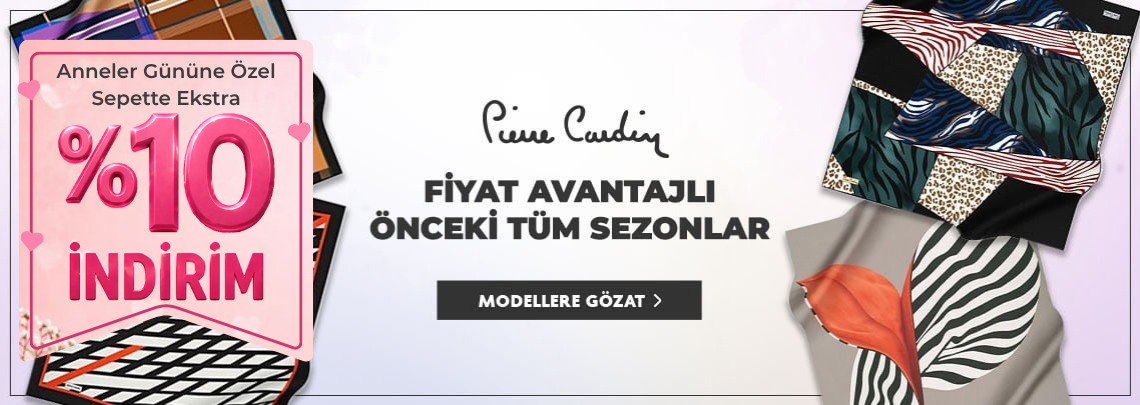 Pierre Cardin Eski Sezon Eşarp Modelleri