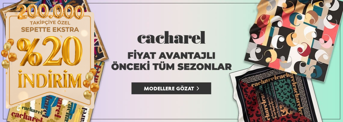 Cacharel Eski Sezon Eşarp Modelleri