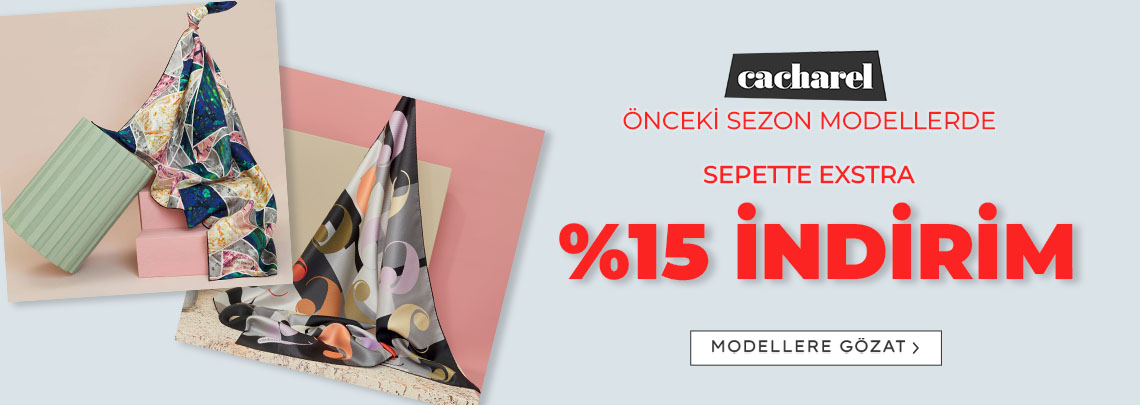 Cacharel Eski Sezon Eşarp Modelleri