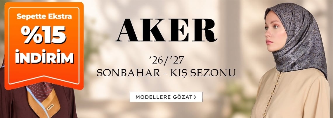 AKER 2026-2027 Sonbahar Kış Sezonu Eşarp Modelleri
