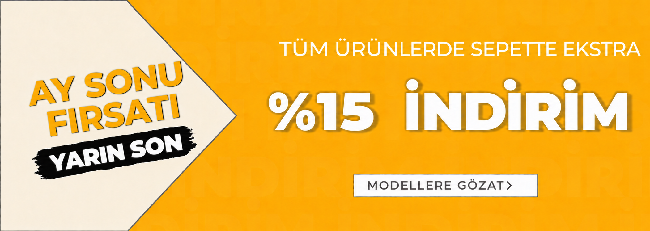 Sultanesarp.com'da Haftasonuna Özel Tüm Ürünlerde %15 Extra Sepet İndirimi