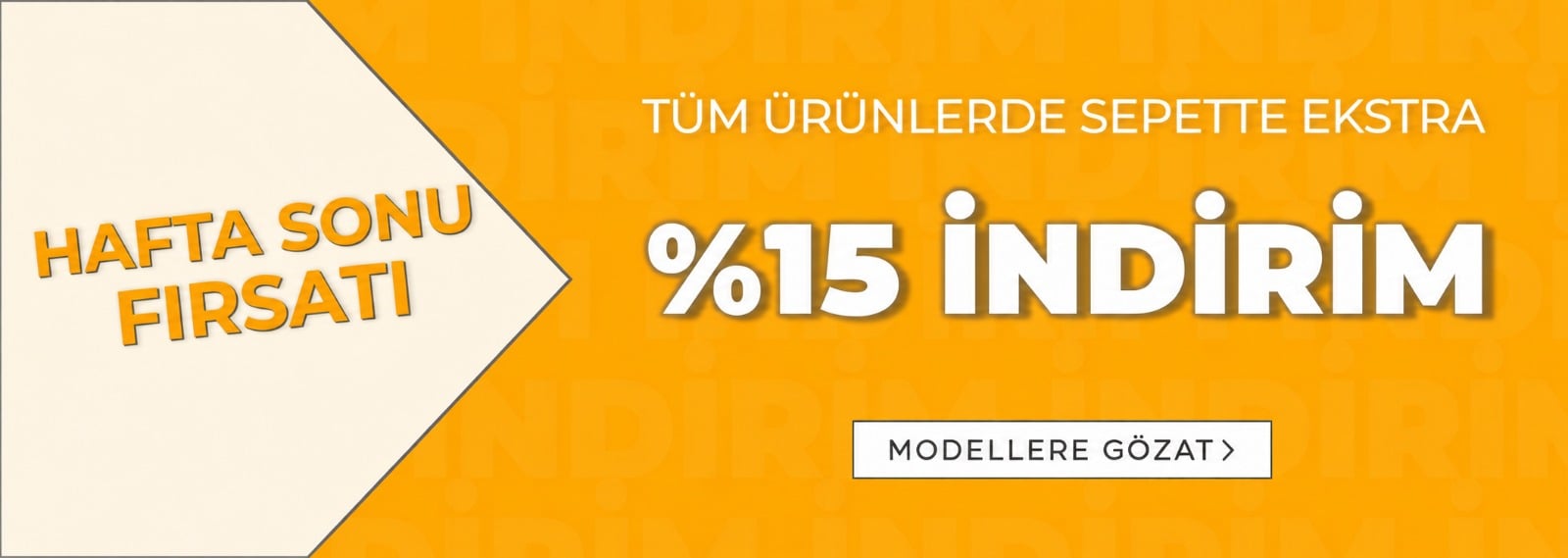 Sultanesarp.com'da Haftasonuna Özel Tüm Ürünlerde %15 Extra Sepet İndirimi
