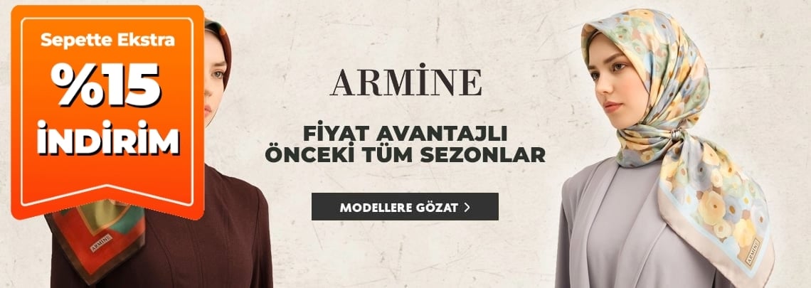 Armine Eski Sezon Eşarp Modelleri