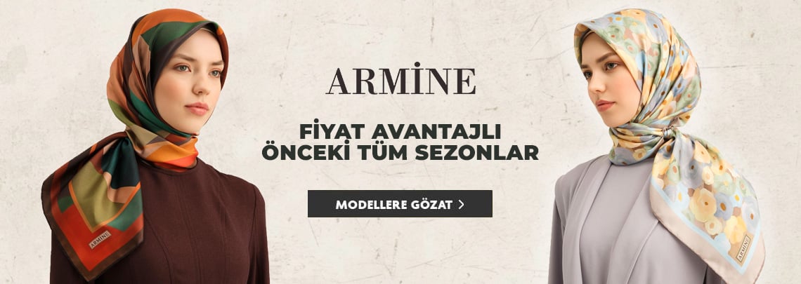 Armine Eski Sezon Eşarp Modelleri