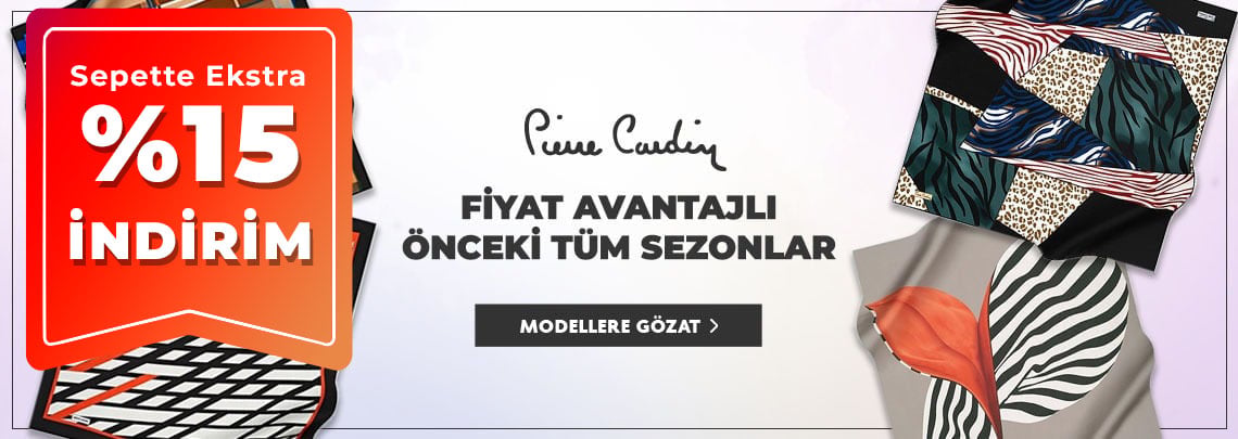 Pierre Cardin Eski Sezon Eşarp Modelleri
