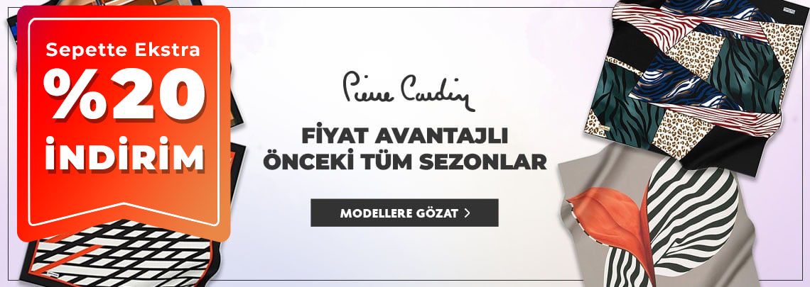 Pierre Cardin Eski Sezon Eşarp Modelleri