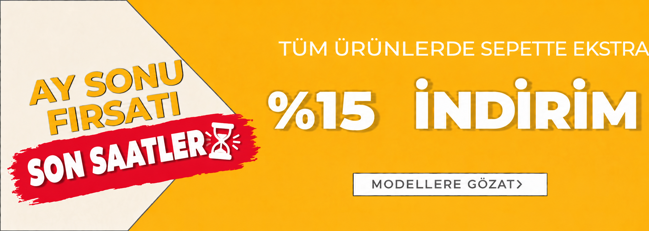 Sultanesarp.com'da Haftasonuna Özel Tüm Ürünlerde %15 Extra Sepet İndirimi